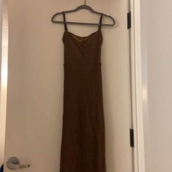 NWT Commense Sparkly Bronze dress - Picture 5 of 7